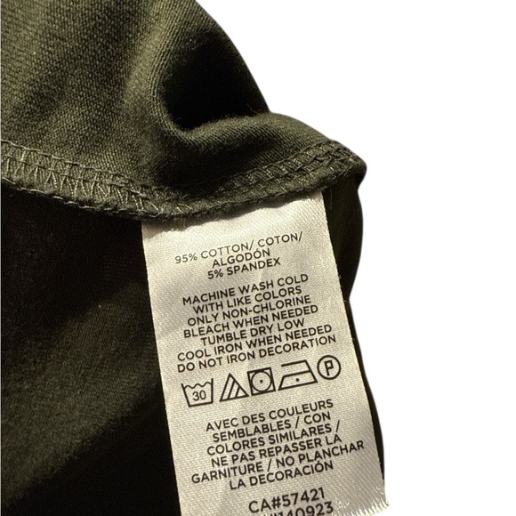 LOFT Forest Green Sleeveless Crop Tank Top - Picture 5 of 5